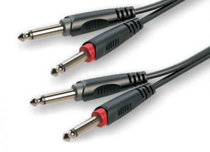 ROXTONE RACC100/3 -- -, 2 x Jack ( 6,3 ) - 2 x Jack ( 6,3 ),  3.
