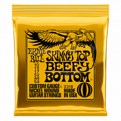 ERNIE BALL 2216 --   . Nickel Wound Skinny Top Beefy Bottom Slinky  10-54