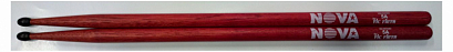 VIC FIRTH N5ANR -- барабанные палочки, тип 5A с нейлоновым наконечником, материал - орех, красный.