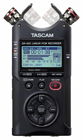 TASCAM DR-40X --  PCM     ,  , WAV/MP3/