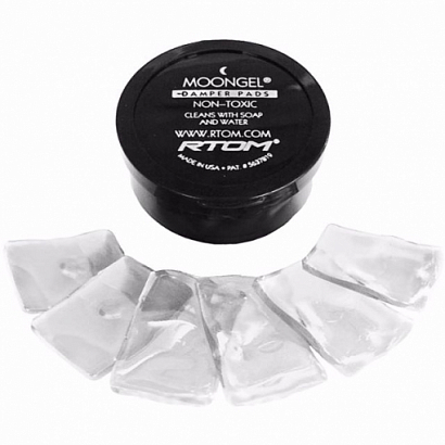 RTOM MOONGEL Dampers Pads, CLEAR -- �������� ��� ���������, 6 ��. � �������� (���� ����������)