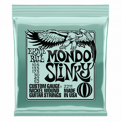 ERNIE BALL 2211 --   . Nickel Wound Mondo (10.5 - 13.5 - 17.5 - 30 - 42 - 52)