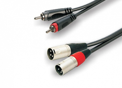 ROXTONE RACC190/2 -- �����-������, 2 x RCA - 2 x XLR male 3P, 2 �.