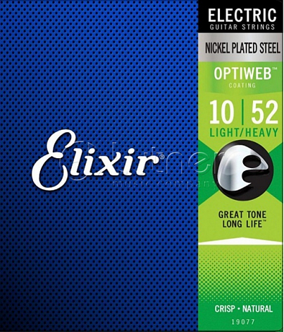 ELIXIR 19077 Optiweb Light/Heavy --    (.010, .013, .017, .032, .042, .052)