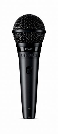 SHURE PGA48-XLR-E -- кардиоидный вокальный микрофон c выключателем, с кабелем XLR -XLR