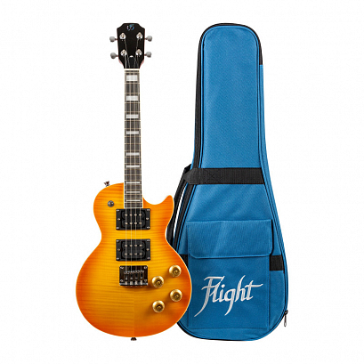 FLIGHT CENTURION TENOR VB -- ��������������, Les Paul, �����, ���� Vintage Burst, ����� � ���������