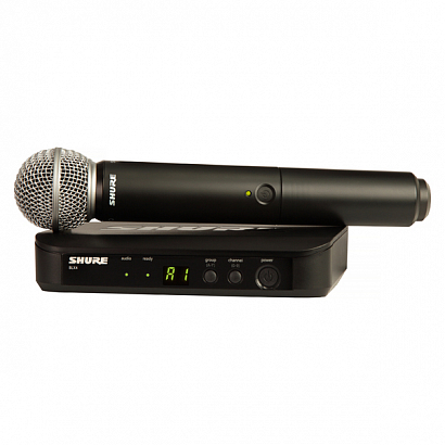SHURE BLX24E/SM58 M17 -- радиосистема вокальная с капсюлем динамического микрофона SM58 662-686 MHz