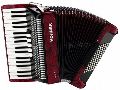 HOHNER A4063 (A1663) BRAVO III 72 RED --  3- ,   - 34 , 5 