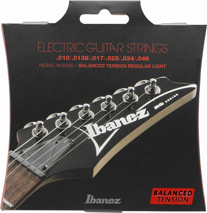IBANEZ IEGS61BT -- струны для электрогитары, никелированная сталь, 10-46, лёгкое сбалансированное на