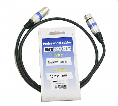 INVOTONE ACM1101BK -- ����������� ������, XLR <-> XLR ����� 1 �