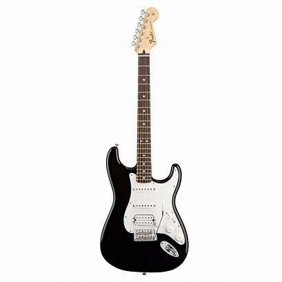 FENDER STANDARD STRATOCASTER RW HSH BLK -- ,  