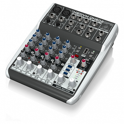 BEHRINGER QX  602MP3 -- ��������� �����, 6 ����, 2 ������, USB ��3 �����, Multi FX ���������, Britis