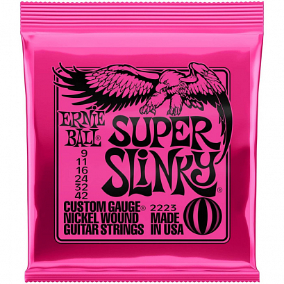 ERNIE BALL 2223 --   ,  0,009-,042 Super light