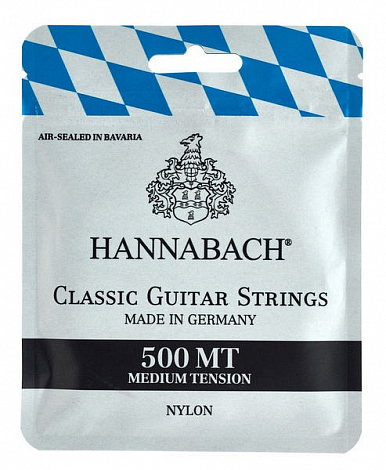 HANNABACH 500MT -- струны для классической гитары среднего натяжения.