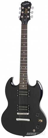 EPIPHONE SG SPECIAL EBONY CH -- электрогитара, цвет черный, хромированная фурнитура, корпус клен, гр