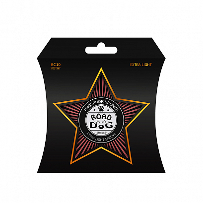 ROAD DOG KC10 -- струн для акустической гитары, антикоррозийное покрытие PVD фосфорная бронза, 10-47