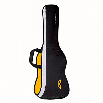 MADAROZZO MA-G003-EG/BO -- гитарный чехол утепленный 3 мм для электро гитары, цвет Black/Orange