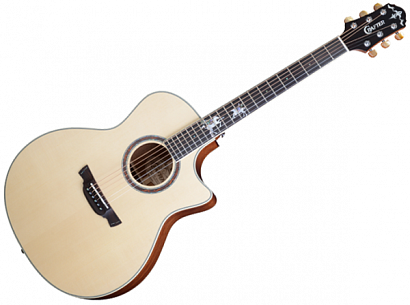 CRAFTER PG-MAHO PLUS + Кейс --  электроакустическая гитара, SolidTop красное дерево, EQ-Timber PLUS,