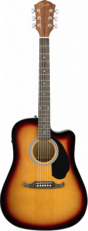 FENDER FA-125CE DREADNOUGHT, SUNBURST --  ,  