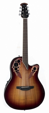 OVATION CE48P-KOAB Celebrity Elite Plus Super Shallow Koa Burst --  