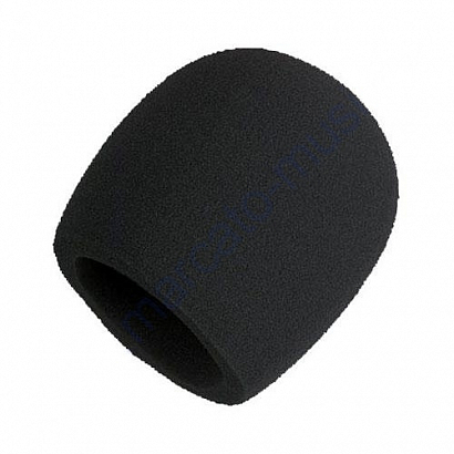 BRAHNER F-1 -- ветрозащита для микрофона, черный цвет, поролоновый колпачок (5шт в упак,цена за 1шт)
