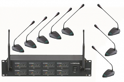 OPUS UHF 808 -- ���� ������� ������������ ������ � 8 ���������. �����������, ������� 500-900 MHz