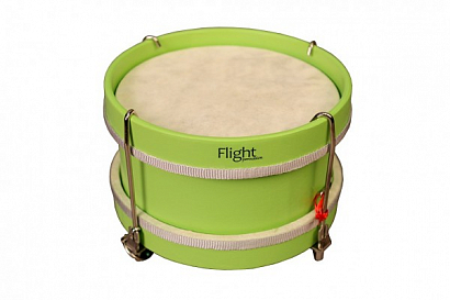FLIGHT FMD-20G -- детский маршевый барабан. в комплекте:  барабан - 1шт., палочки -2шт., ремень