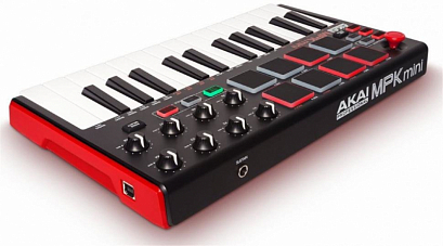 AKAI PRO MPK MINI MK2 USB -- ���� ���������� � ������������ ���������, 25 ������,8 MPC �����