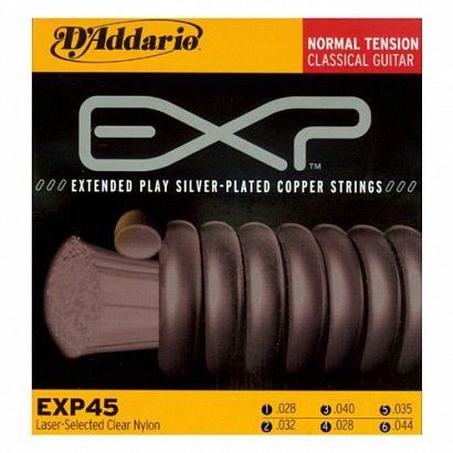 D'ADDARIO EXP45 CLASSICAL -- ������ ��� ������������ ������ Normal Tension