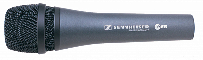 SENNHEISER E 835 -- динамический вокальный микрофон, кардиоида 40 - 16000 Гц, 350 