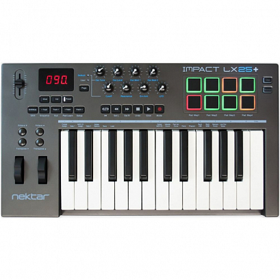NEKTAR IMPACT LX 25+ -- USB MIDI ����������, 25 ������, ���������� � Mac/ PC/ iPad/ �� Bitwig 8-Trac