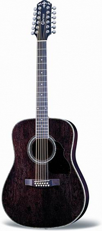 CRAFTER MD-70-12EQ/TBK+Bag --  12 струнная гитара с подключением, Dreadnought, верх - бубинга, звуко