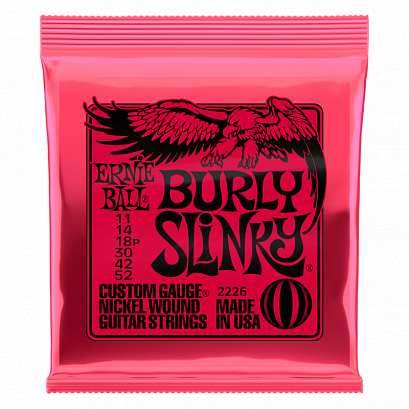 ERNIE BALL 2226 -- ������ ��� ��.������ Nickel Wound Burly Slinky (11-14-18p-30-42-52)