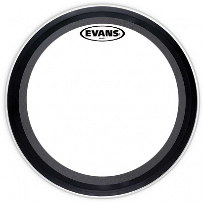 20B EVANS BD20EMAD2  Clear -- Ïðîçðà÷íûé äâóõñëîéíûé ïëàñòèê  20" ñ äâóìÿ äåìïôåðíûìè êîëüöàìè