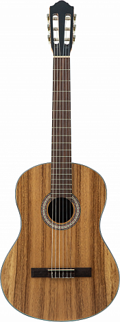 FLIGHT C-110 AC 4/4 -- классическая гитара 4/4, верхн. дека-акация, корпус-акация, цвет натурал