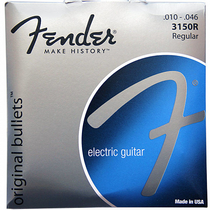 FENDER STRINGS NEW ORIGINAL BULLET 3150R -- струны для электрогитары 10-46