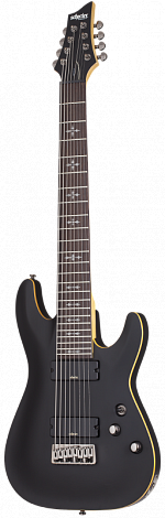 SCHECTER DEMON-8 ABSN --  8 ,  ,  ,  24X Jumbo