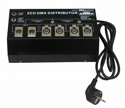 INVOLIGHT DMXD400 -- �������� DMX �������, 1 ���� XLR, 4 ������ XLR, �������������� ��������