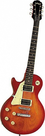 EPIPHONE LP-100 HER.CHERRYBURST CH -- электрогитара, выпуклый корпус из махогона с кленовым верхом,