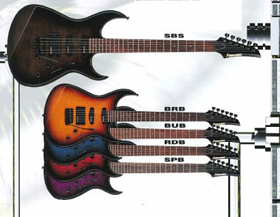 FERNANDES FGZ-400 RS5 RMB --  , Red Metallic Burst