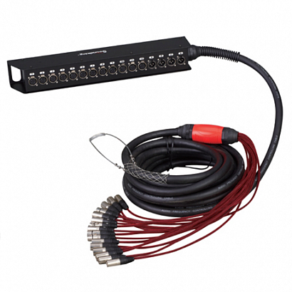 SOUNDKING BCB903-25m -- ����������� �������������� ������� 12�XLR ������ + 4�XLR ������, 25�