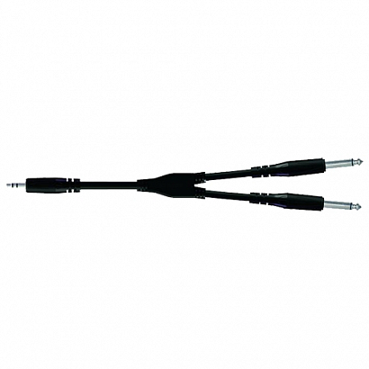 PROEL BULK505LU 1,8 --   3.5 jack stereo - 2x6.3 mono jack,  - 1,8 