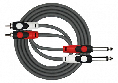 KIRLIN LGA-404 BK /2M -- ������ ��������������, 2 ���� ���� 1,4 - 2 RCA, ����� 2 �.