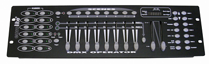 EUROLITE DMX Operator -- ����� ���������� 192 ������, 12 �������� �� 16 �������, 16 bit ��� Pan/Tilt