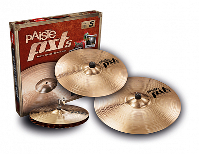 PAISTE Rock Set PST5 -- комплект тарелок HH14", CR16", RD20"