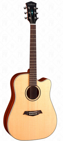 PARKWOOD S26-GT -- электро-акустическая гитара, дредноут с вырезом, с чехлом, матова