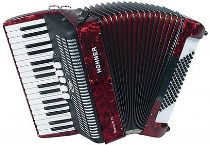 HOHNER A4073 (A1673) BRAVO III 96 Red --  3- ,   - 37 , 7 