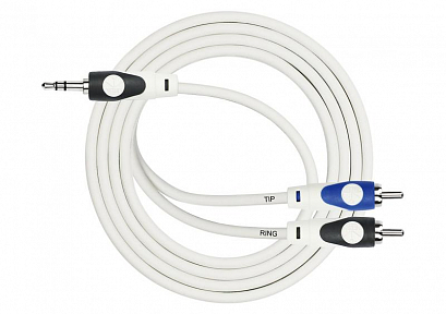 KIRLIN LGY-364L 2M BK --  ,   3,5 - 2xRCA ,   2 .