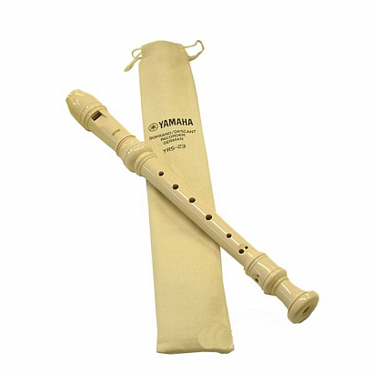 YAMAHA YRS-23 -- блок-флейта сопрано, немецкая система, цвет белый