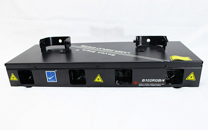 BIG DIPPER B102RGB/4 -- лазерный проектор, 4 лазера, красный >120mW, зеленый >40mW, синий >400 mW, у